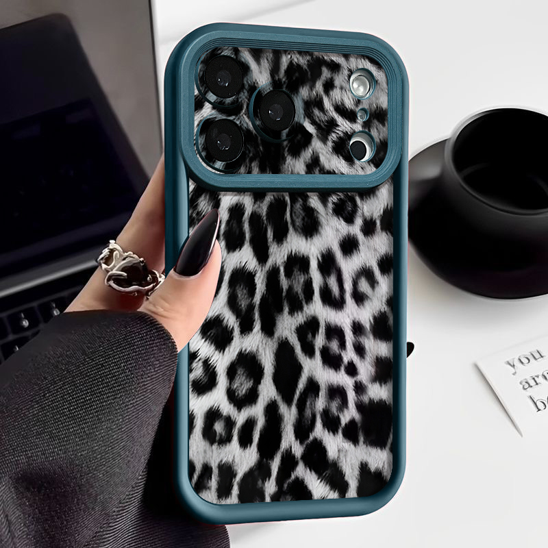 Phone Cases Leopard Print - Snow Leopard Print Soft TPU Phone