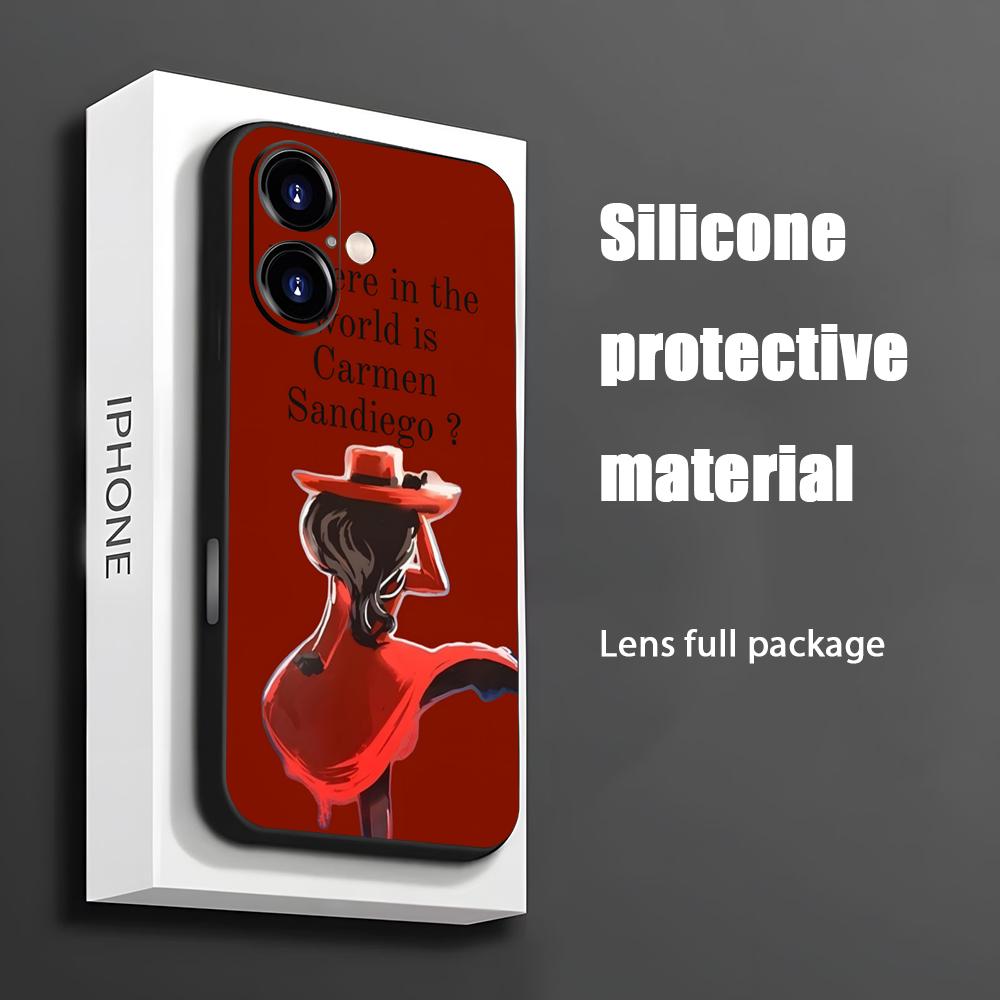 Phone Cases For Iphone 11 - Hot Carmen Sandiego Cartoon Phone Case
