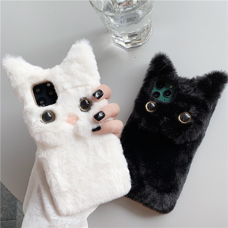 3D Cute Cartoon Cat Furry Plus - огляд і ціна Phone Cases Iphone 14