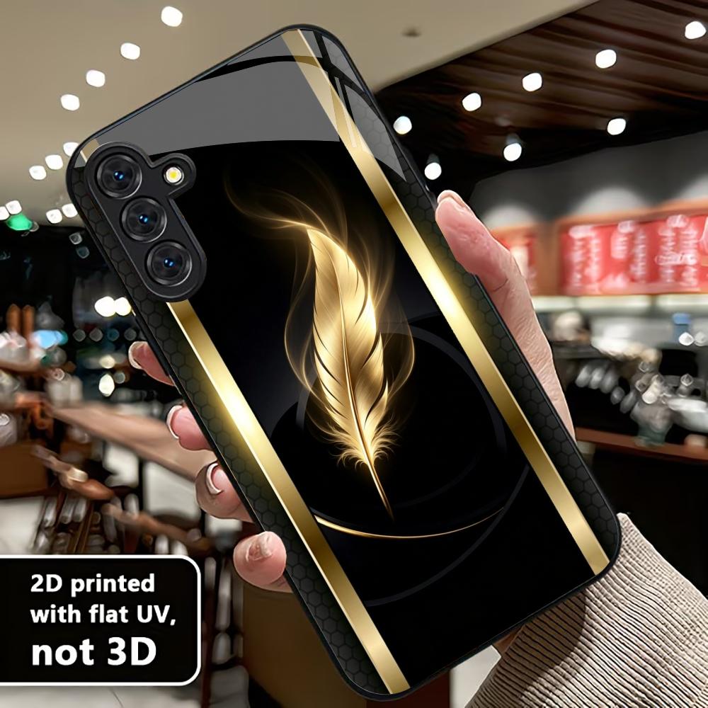 Shiny Golden Feather phone cas - огляд і ціна Phone Cases Quad Lock