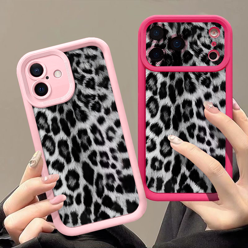 Snow Leopard Print Soft TPU Ph - огляд і ціна Phone Cases Leopard Print