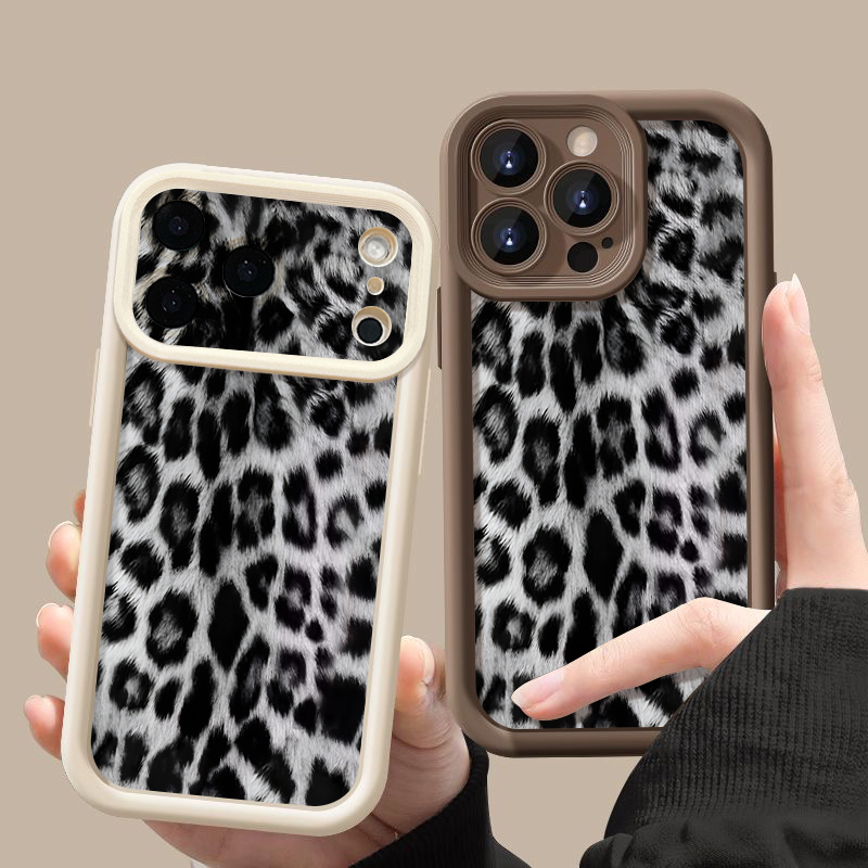 Snow Leopard Print Soft TPU Ph - огляд і ціна Phone Cases Leopard Print