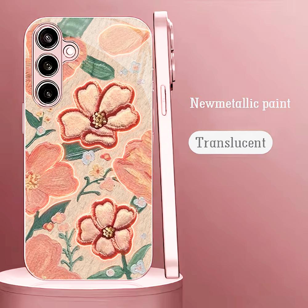 Glowing Peach Flower Fashion p - огляд і ціна Phone Cases Quad Lock