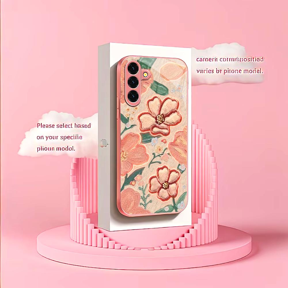 Glowing Peach Flower Fashion p - огляд і ціна Phone Cases Quad Lock