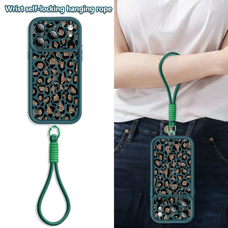Brown Leopard Printed Lanyard  - огляд і ціна Phone Cases Leopard Print