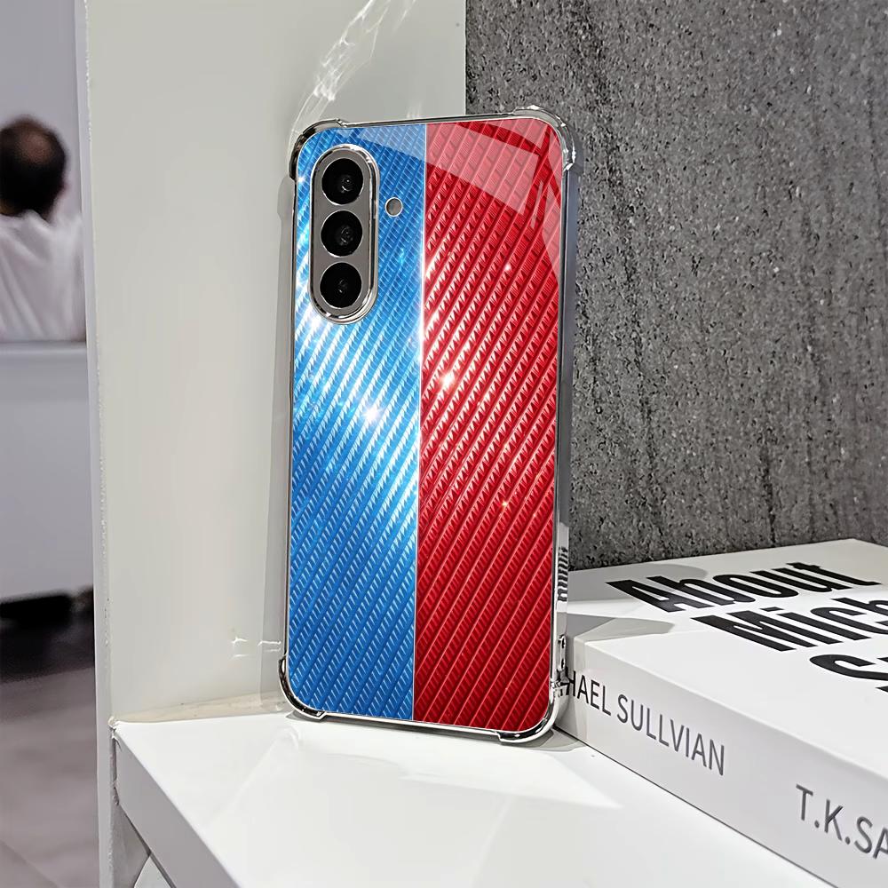 Red and blue carbon fiber phon - огляд і ціна Phone Cases Quad Lock