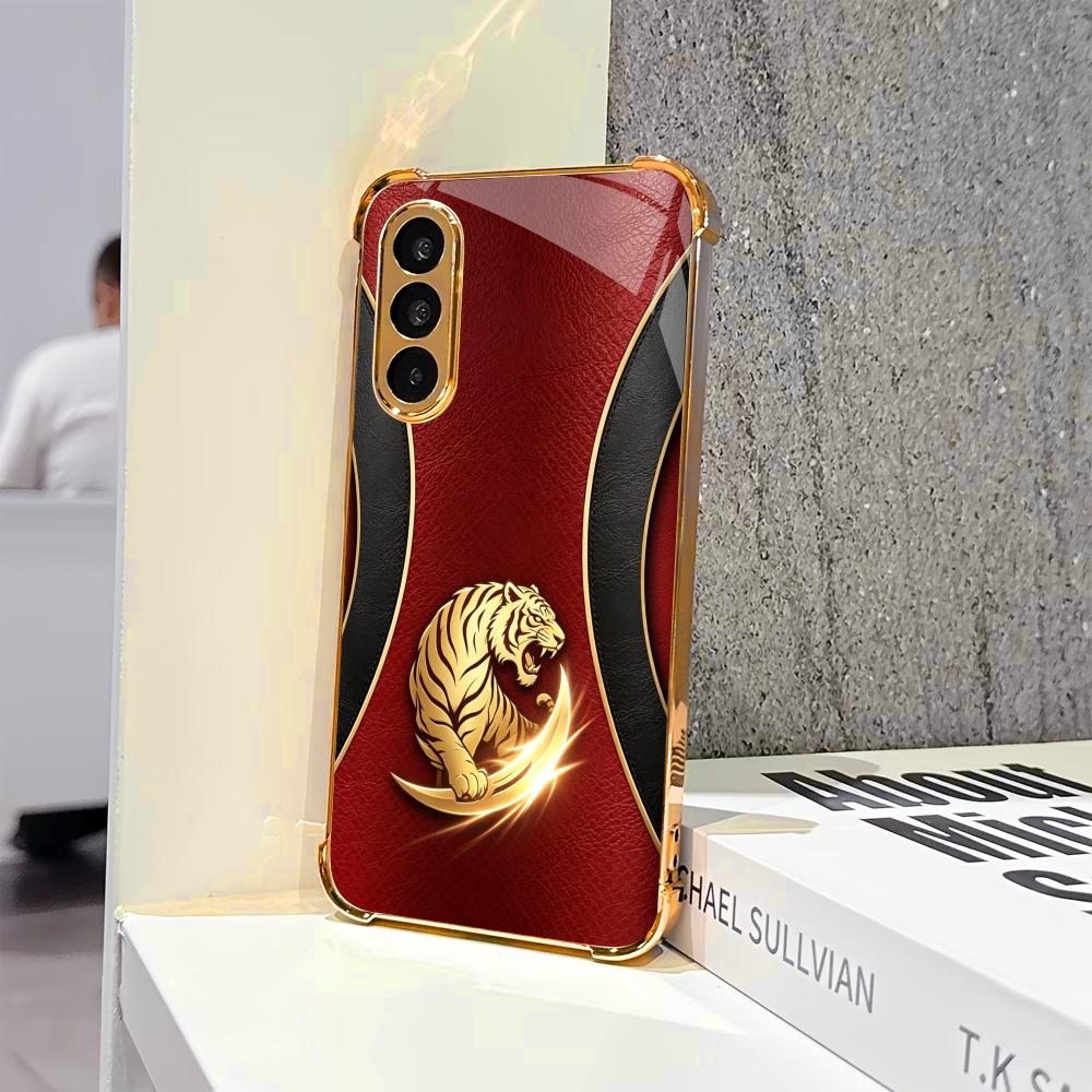 Luxurious Fashion Golden tiger - огляд і ціна Phone Cases Quad Lock