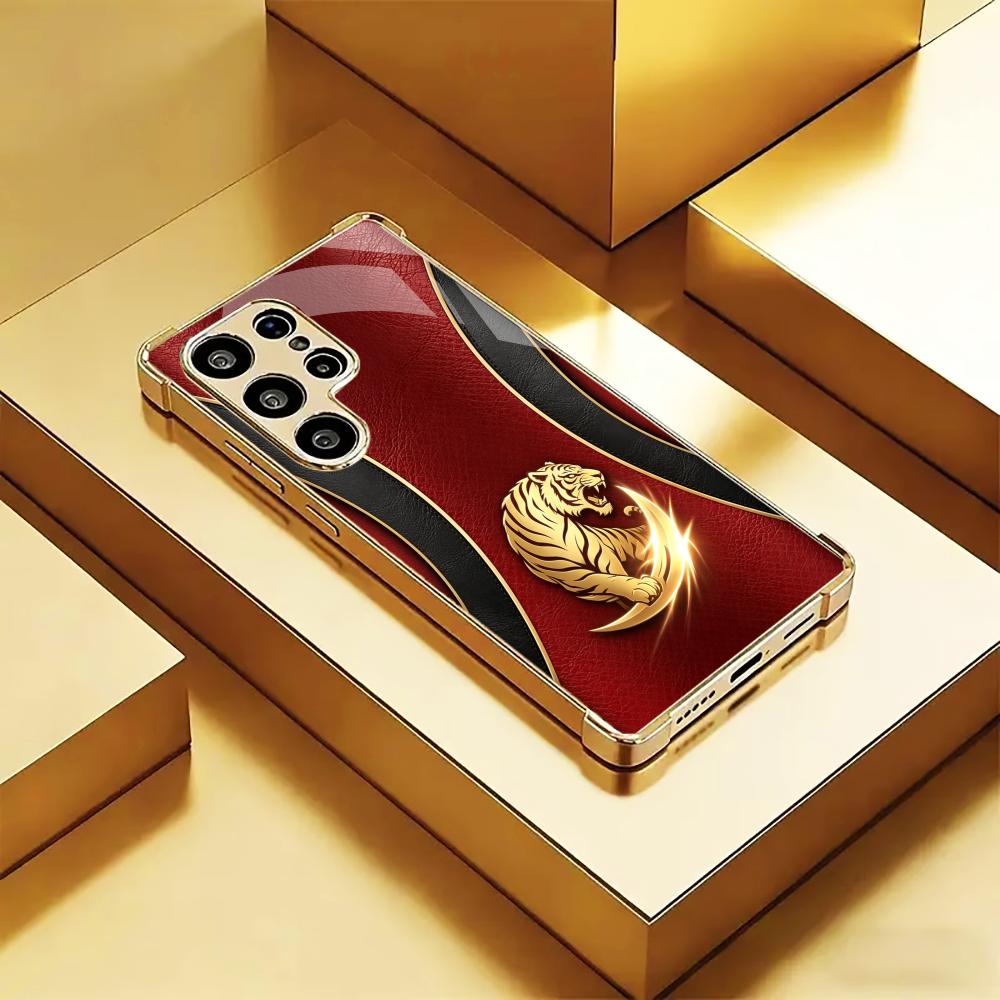 Luxurious Fashion Golden tiger - огляд і ціна Phone Cases Quad Lock