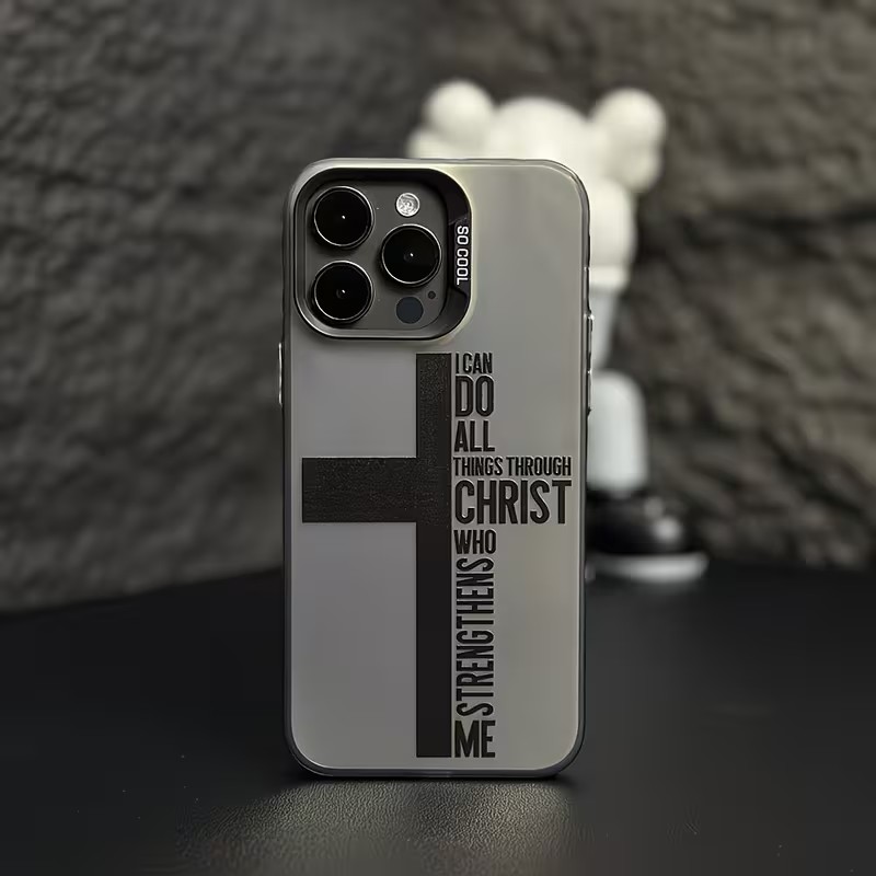 Anti Fingerprint Cross Bible P - огляд і ціна Phone Cases Iphone 14