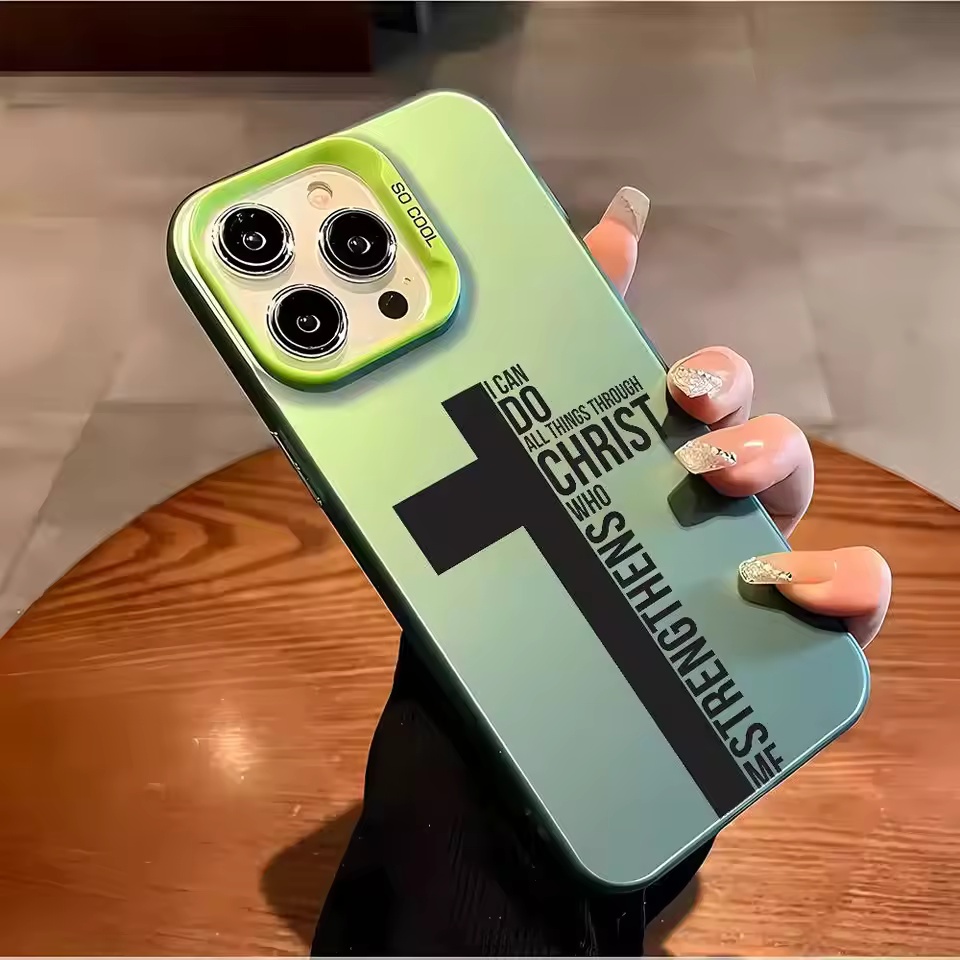 Anti Fingerprint Cross Bible P - огляд і ціна Phone Cases Iphone 14