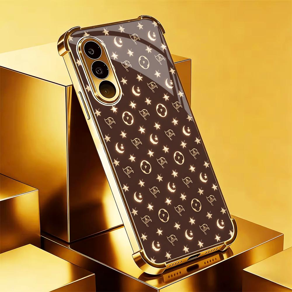 High-end Luxury Brown & Gold p - огляд і ціна Phone Cases Quad Lock