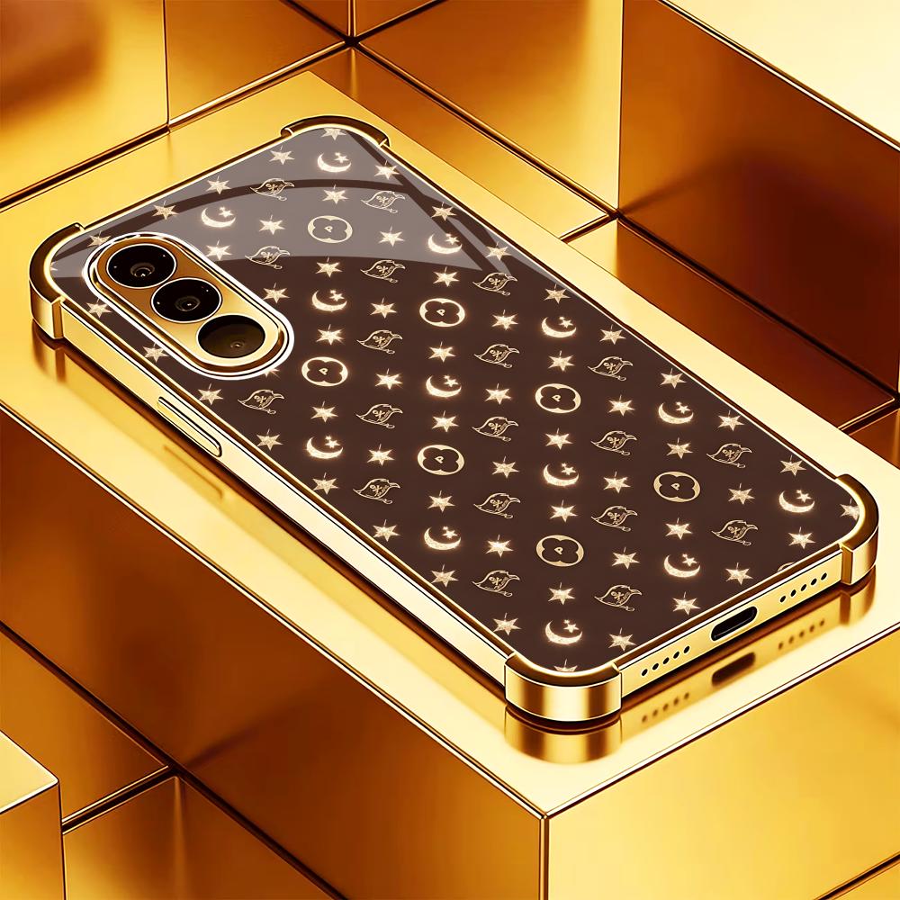 High-end Luxury Brown & Gold p - огляд і ціна Phone Cases Quad Lock
