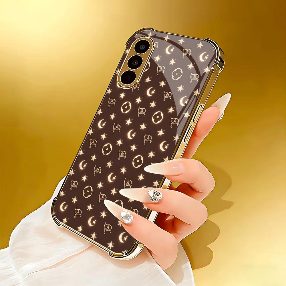 High-end Luxury Brown & Gold p - огляд і ціна Phone Cases Quad Lock