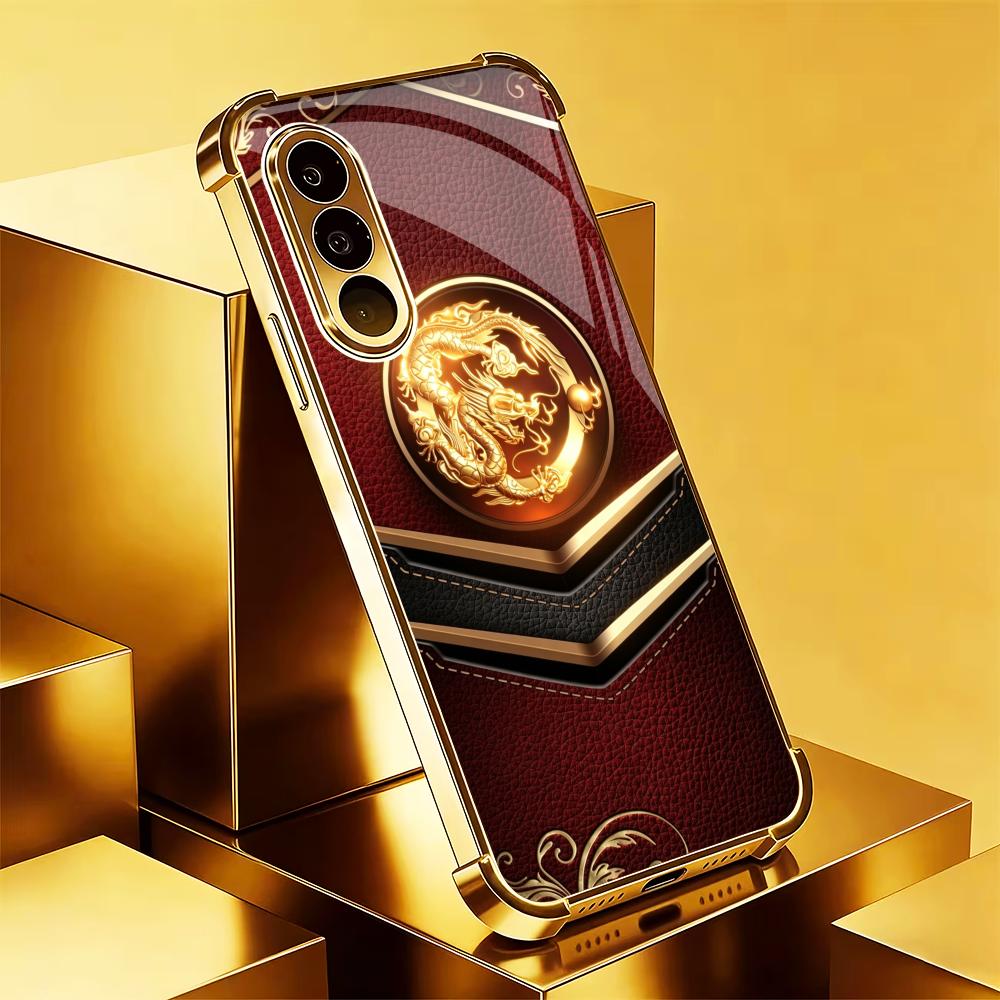 Luxurious dragon pattern phone - огляд і ціна Phone Cases Quad Lock