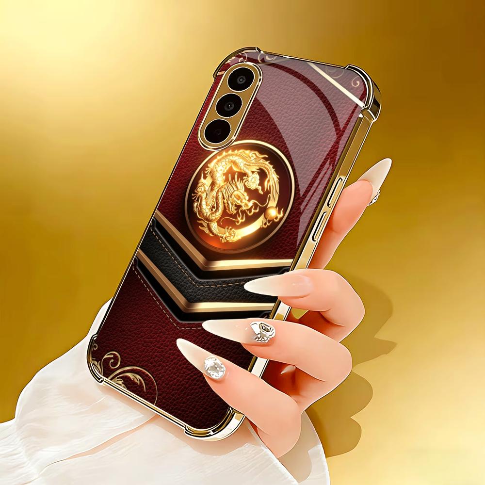 Luxurious dragon pattern phone - огляд і ціна Phone Cases Quad Lock