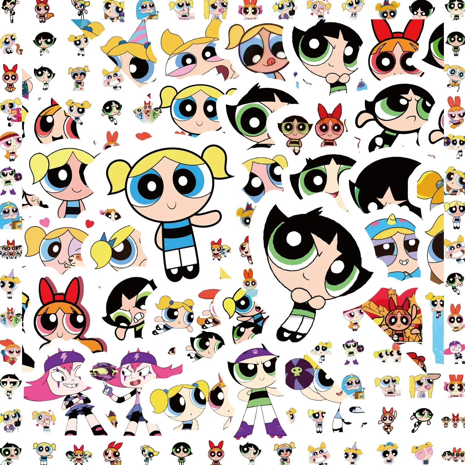 100pcs Powerpuff Girls Sticker - огляд і ціна Phone Cases Kids