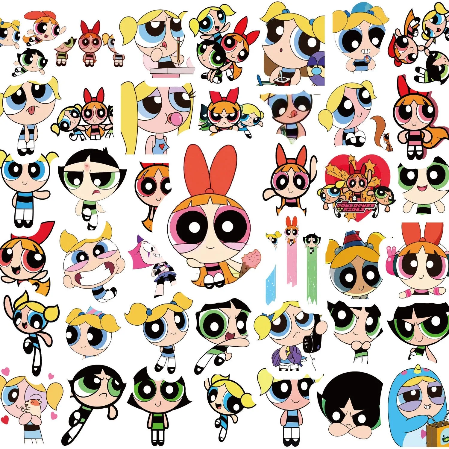 100pcs Powerpuff Girls Sticker - огляд і ціна Phone Cases Kids