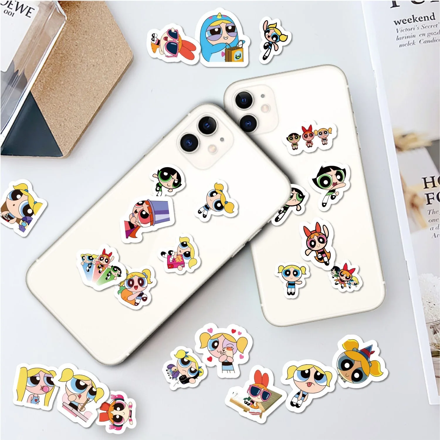 100pcs Powerpuff Girls Sticker - огляд і ціна Phone Cases Kids