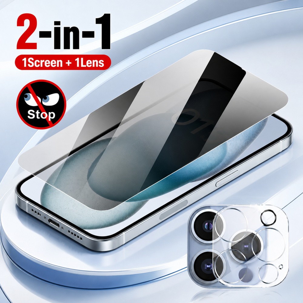 1+1PCS Privacy Tempered Glass  - огляд і ціна Realme Gt 6