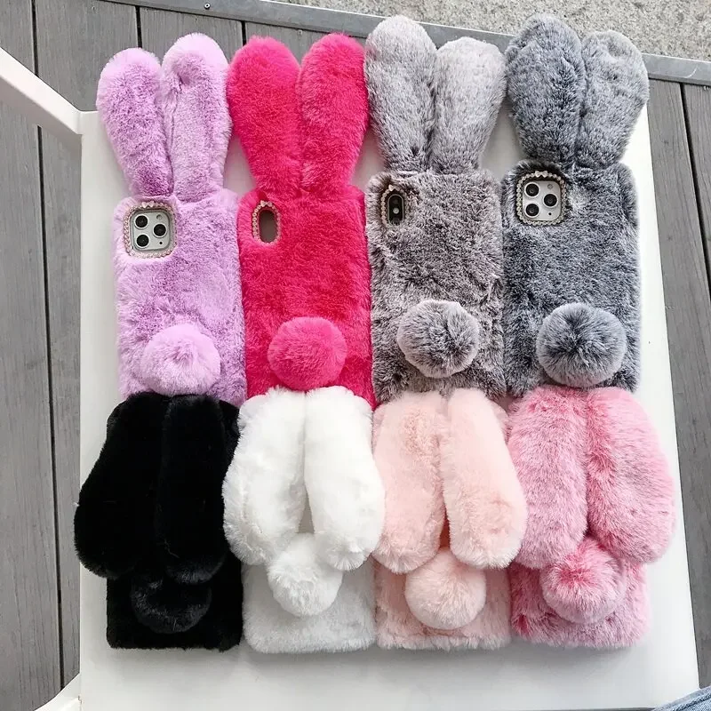Plush Fur Rabbit Case For Real - огляд і ціна Realme Gt 6