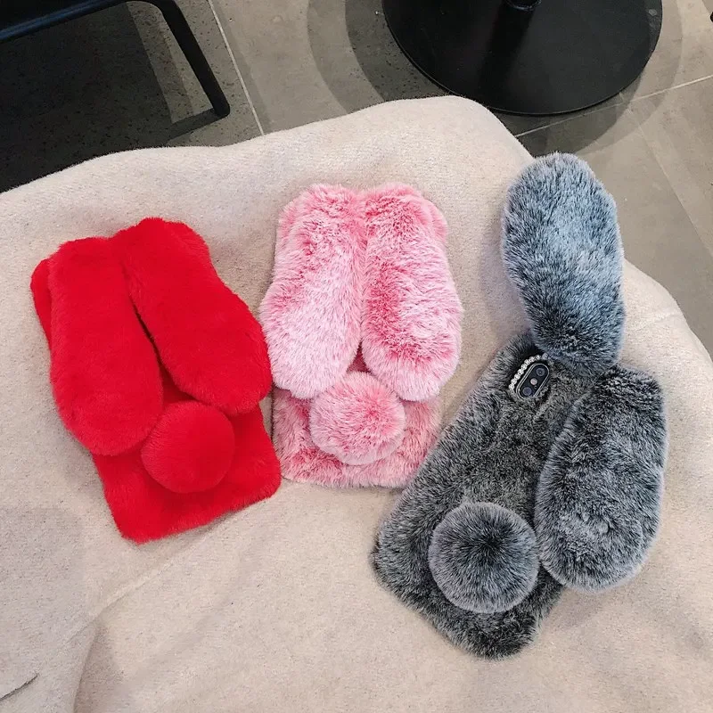 Plush Fur Rabbit Case For Real - огляд і ціна Realme Gt 6