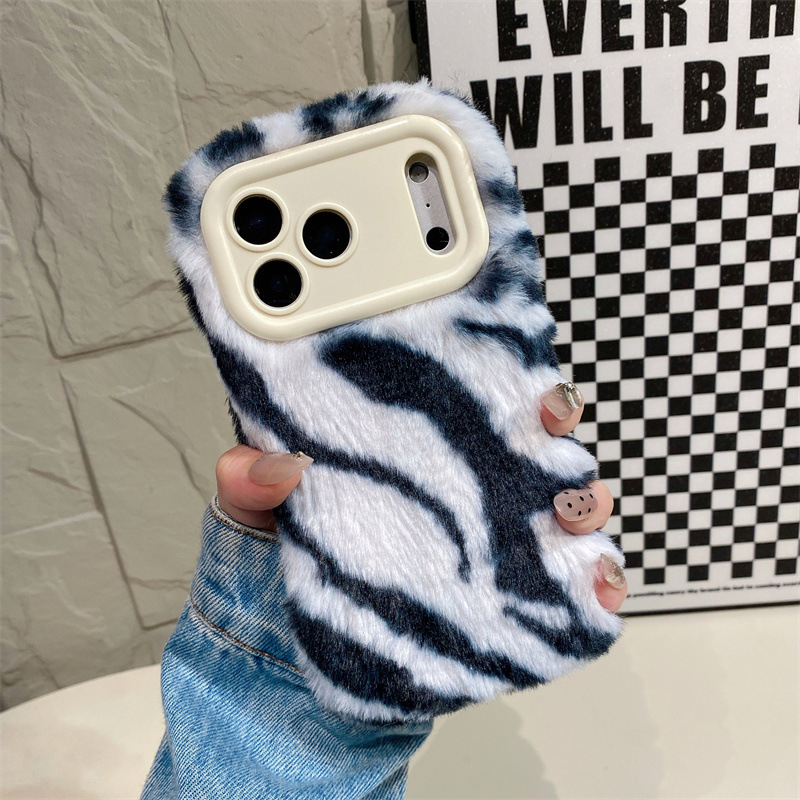 Luxury Zebra Pattern Fluffy Pl - огляд і ціна Phone Cases Iphone 14