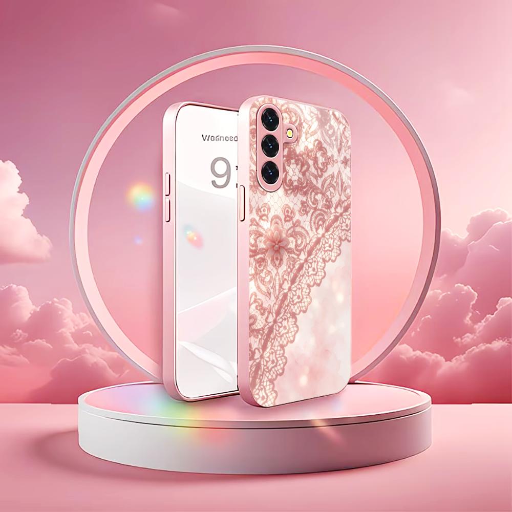 Exquisite Pink lace pattern ph - огляд і ціна Phone Cases Quad Lock