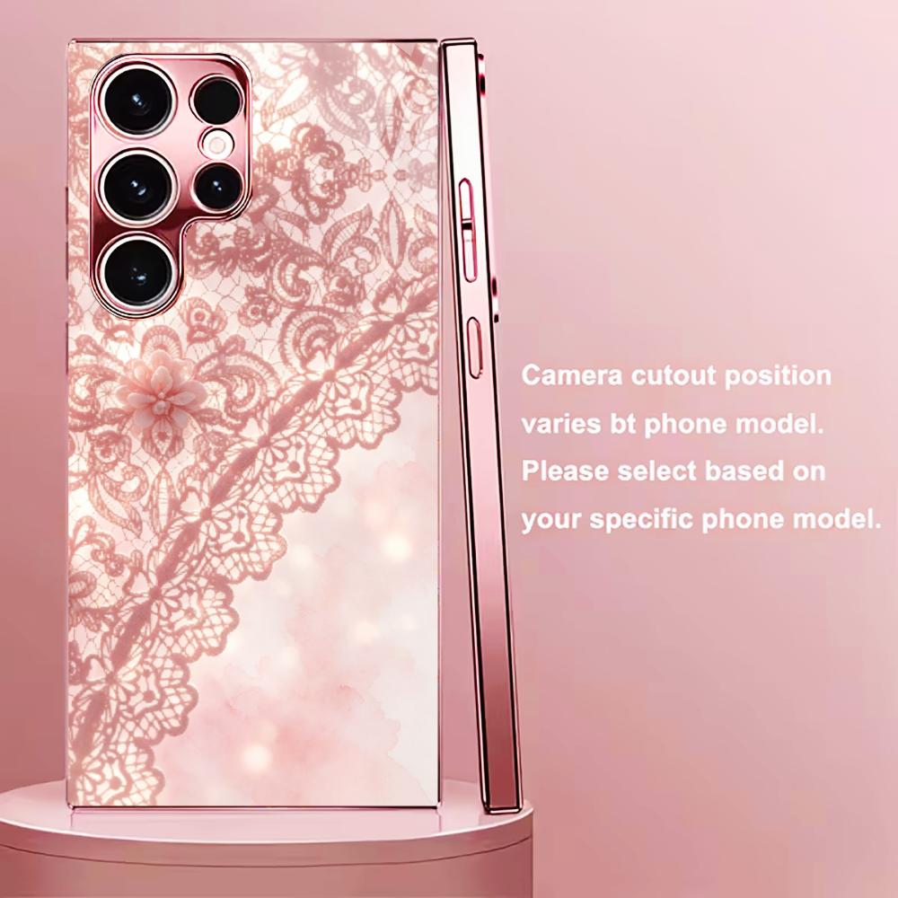 Exquisite Pink lace pattern ph - огляд і ціна Phone Cases Quad Lock