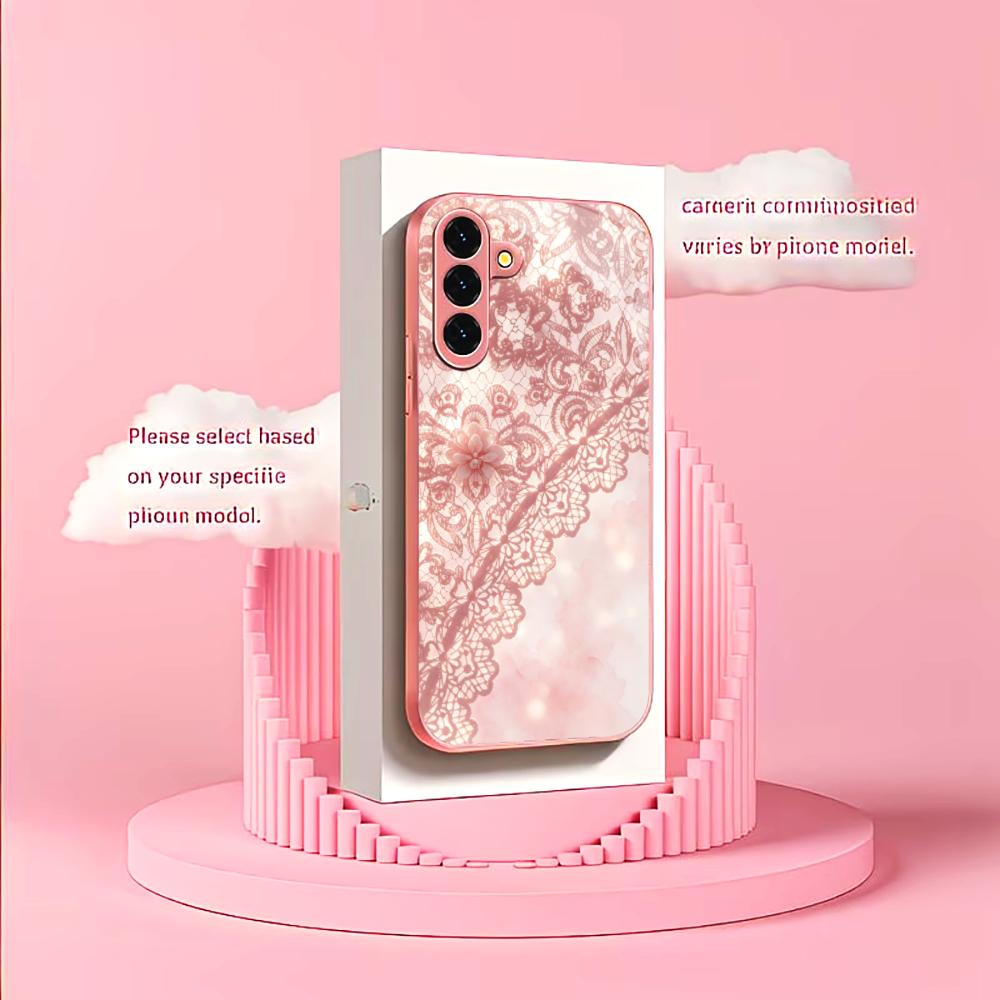Exquisite Pink lace pattern ph - огляд і ціна Phone Cases Quad Lock