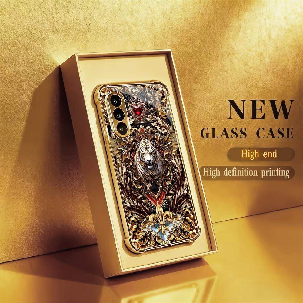 Floral Golden Tiger fashion ph - огляд і ціна Phone Cases Quad Lock