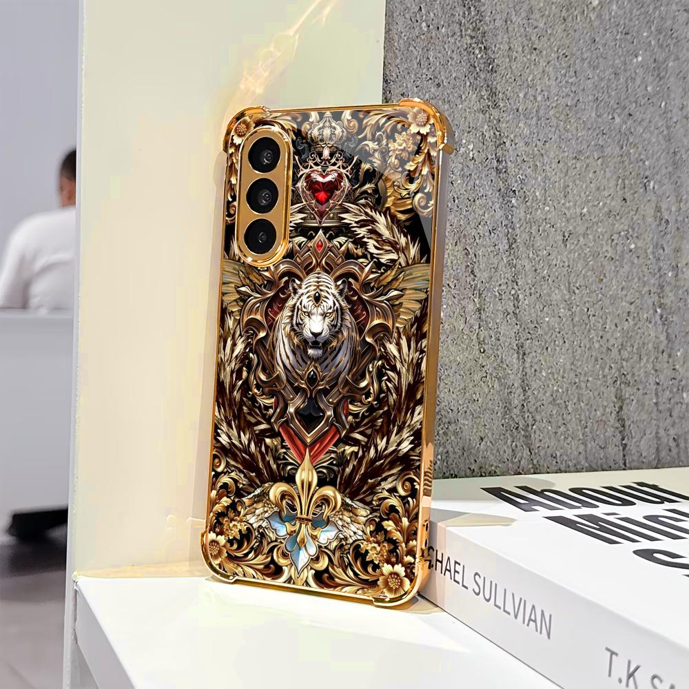 Floral Golden Tiger fashion ph - огляд і ціна Phone Cases Quad Lock
