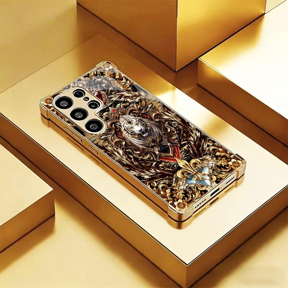Floral Golden Tiger fashion ph - огляд і ціна Phone Cases Quad Lock