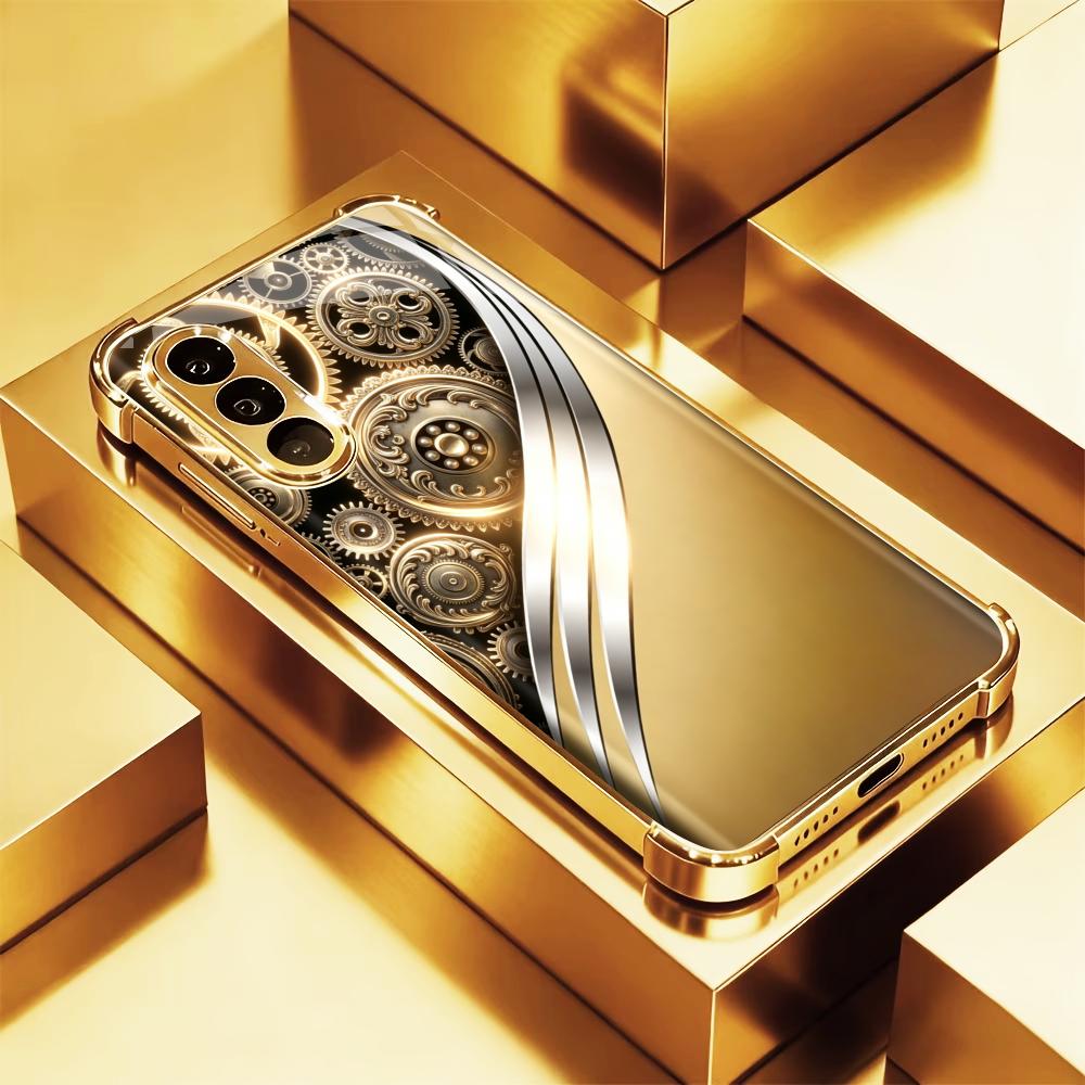 Ornate Vintage Golden Gear pho - огляд і ціна Phone Cases Quad Lock
