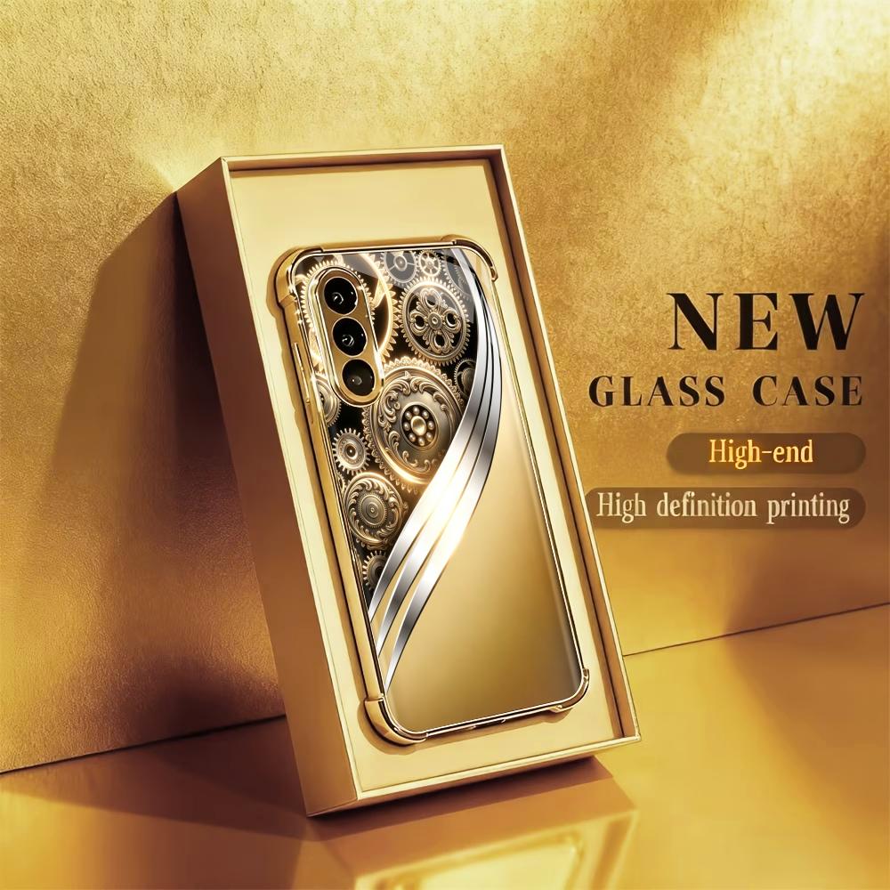 Ornate Vintage Golden Gear pho - огляд і ціна Phone Cases Quad Lock