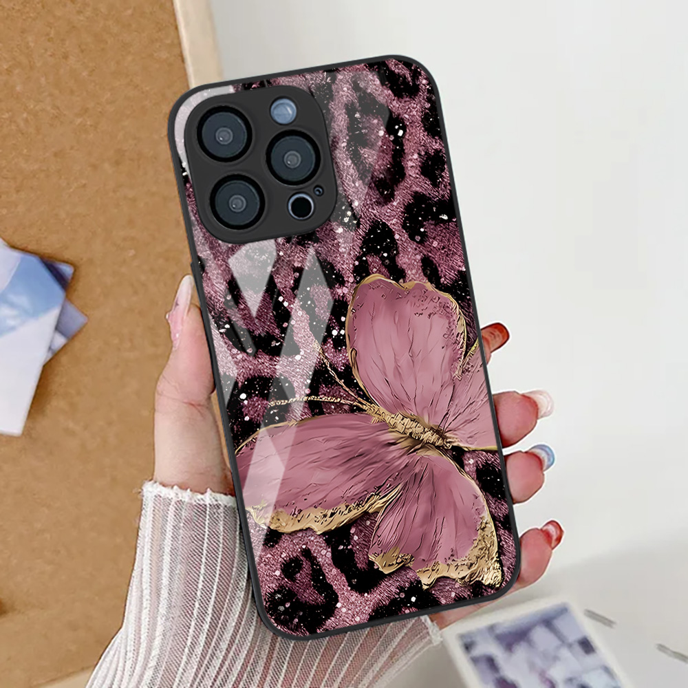 Butterfly Leopard Print Phone  - огляд і ціна Phone Cases Leopard Print