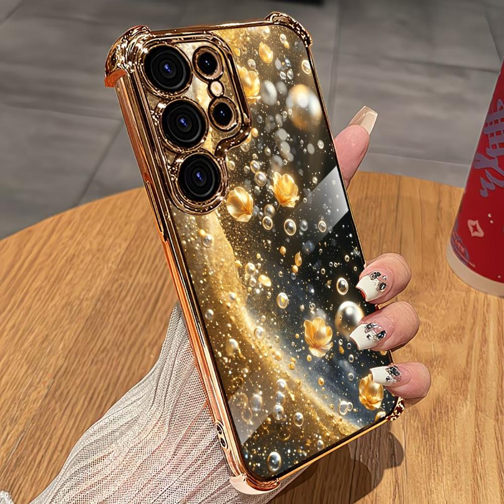 Premium Golden Flower phone ca - огляд і ціна Phone Cases Quad Lock