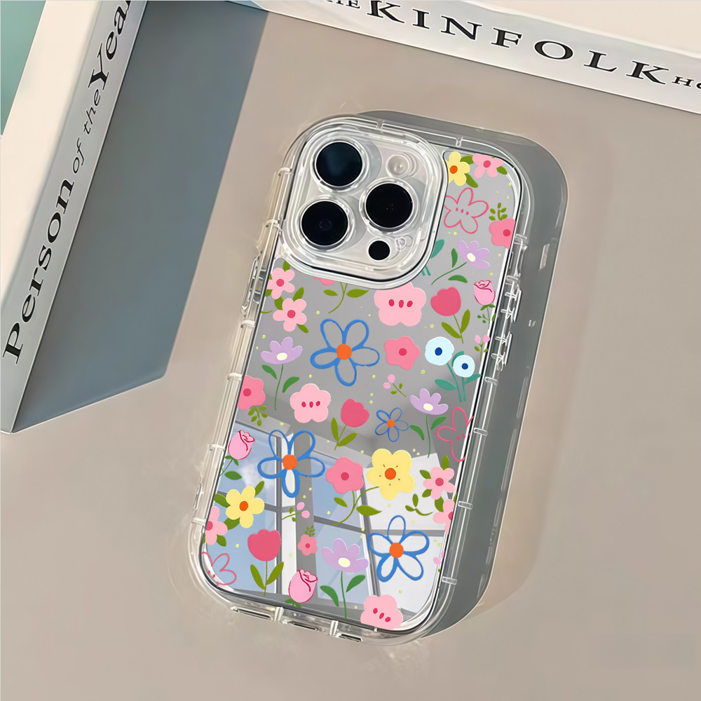 Korean Ins Style Floral Silver - огляд і ціна Phone Cases For Iphone 11