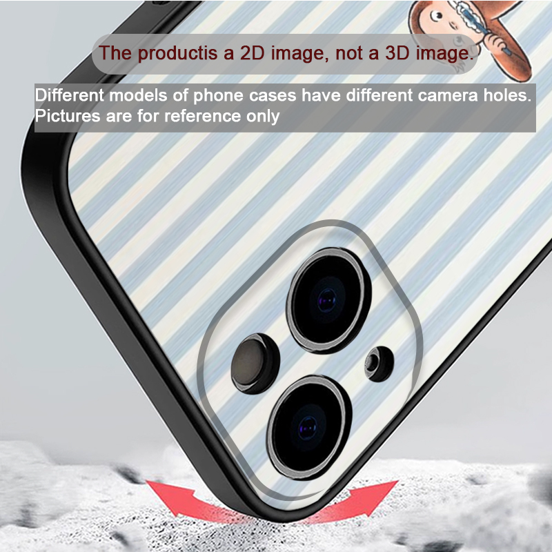 Cartoon Striped Monkey Holding - огляд і ціна Phone Cases For Iphone 11